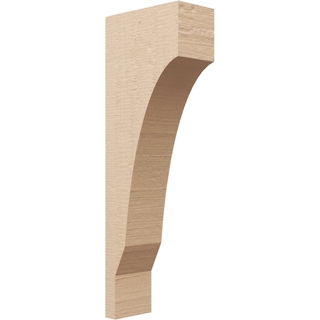 Ekena Millwork 5"W x 10"D x 30"H Thin Moab Rough Cedar Woodgrain TimberThane Corbel, Primed Tan CORUR05X10X30MOARCPR